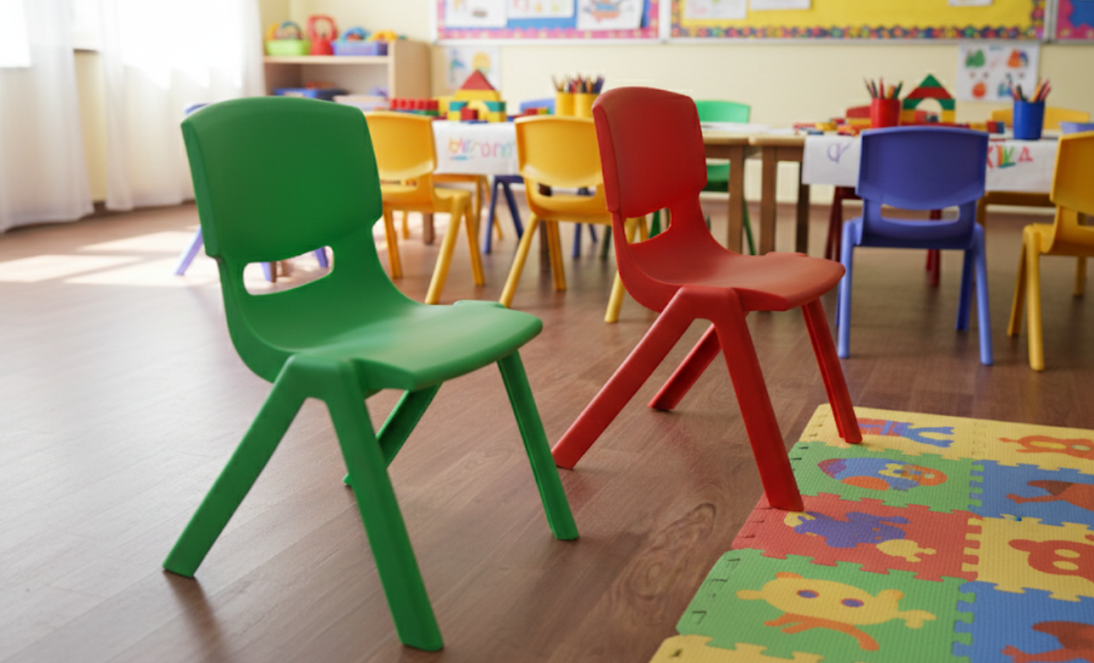 Kindergarten Desk And Chair